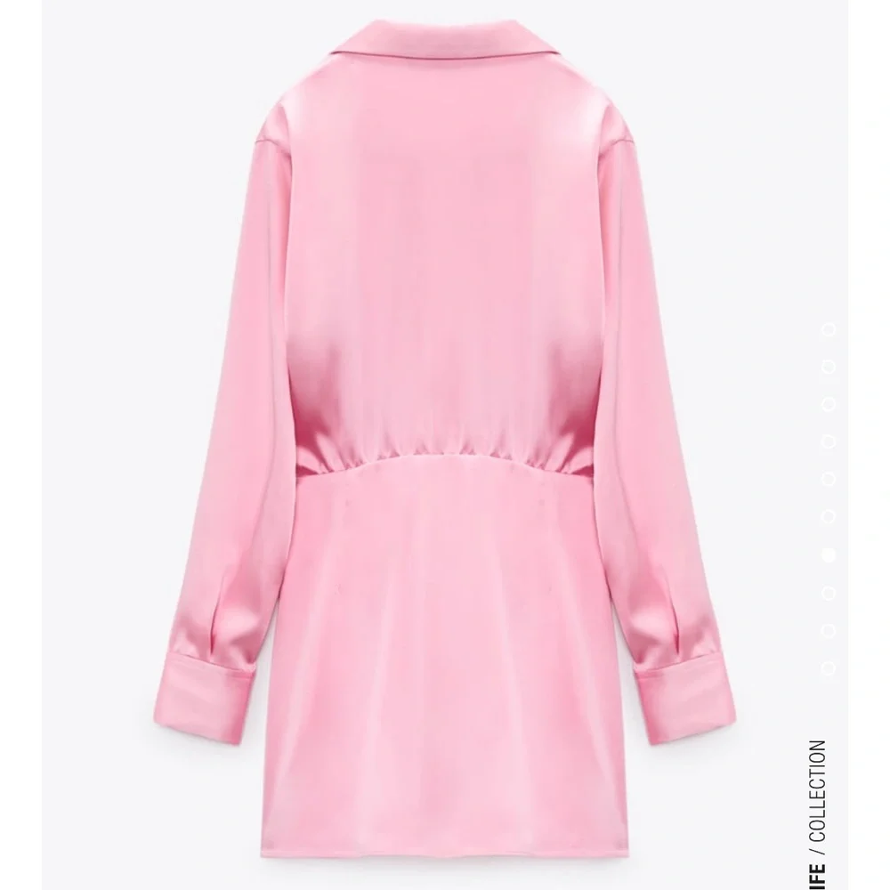 Zara short satin effect dress - Picture 9 of 9